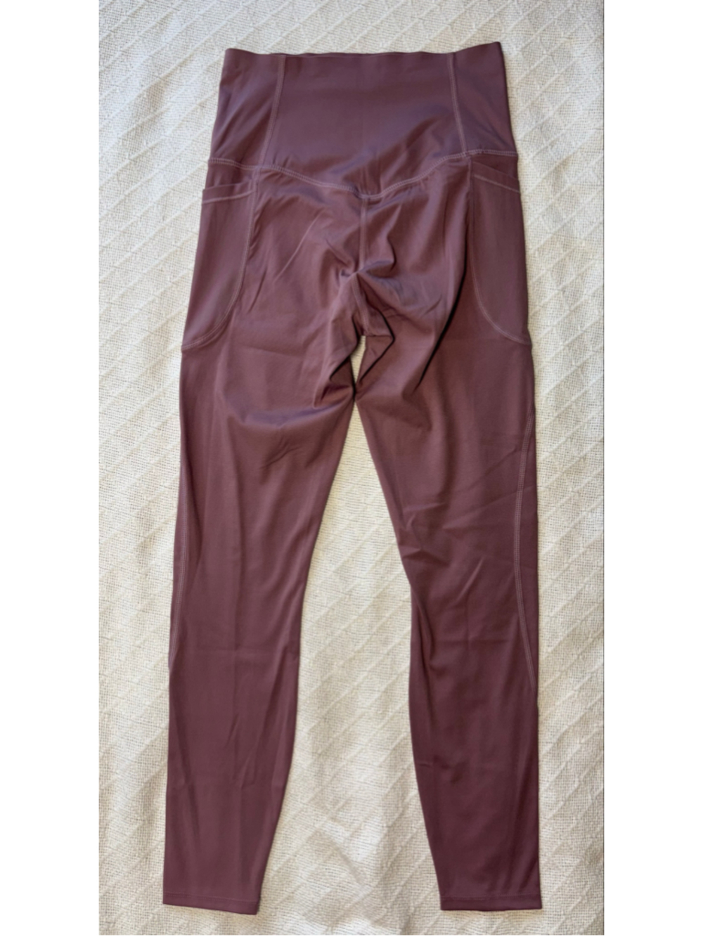 Halara UltraSculpt High Waisted Pocket 7/8 Leggings Mauve Activewear SZ XS - Picture 3 of 8